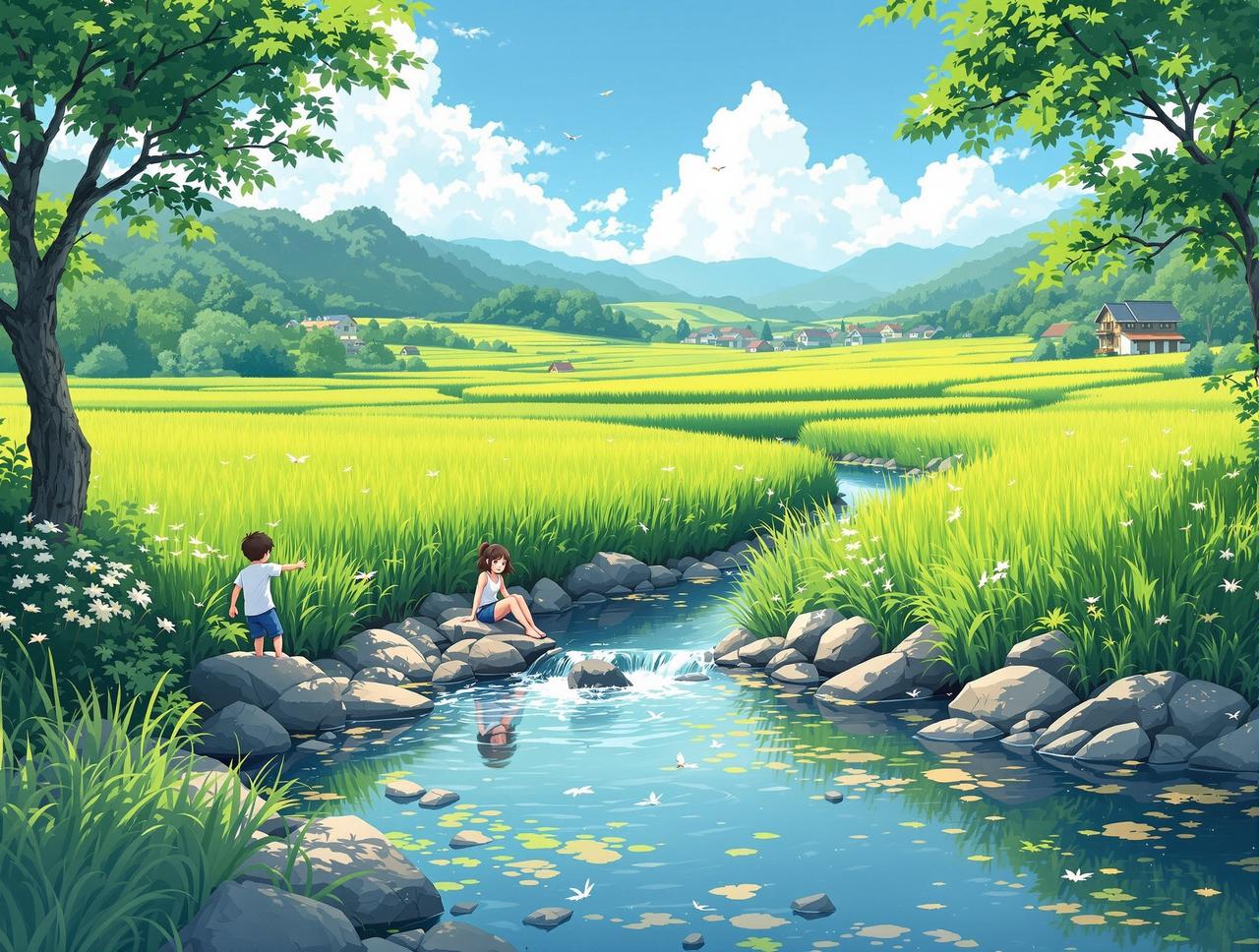 漫剧合集 - 蝉鸣之时 - 夏日乡村成长记